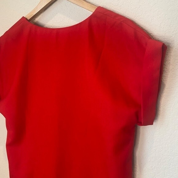 Eliza J Red Shift Dress - Size 6 - EUC - Picture 6 of 6